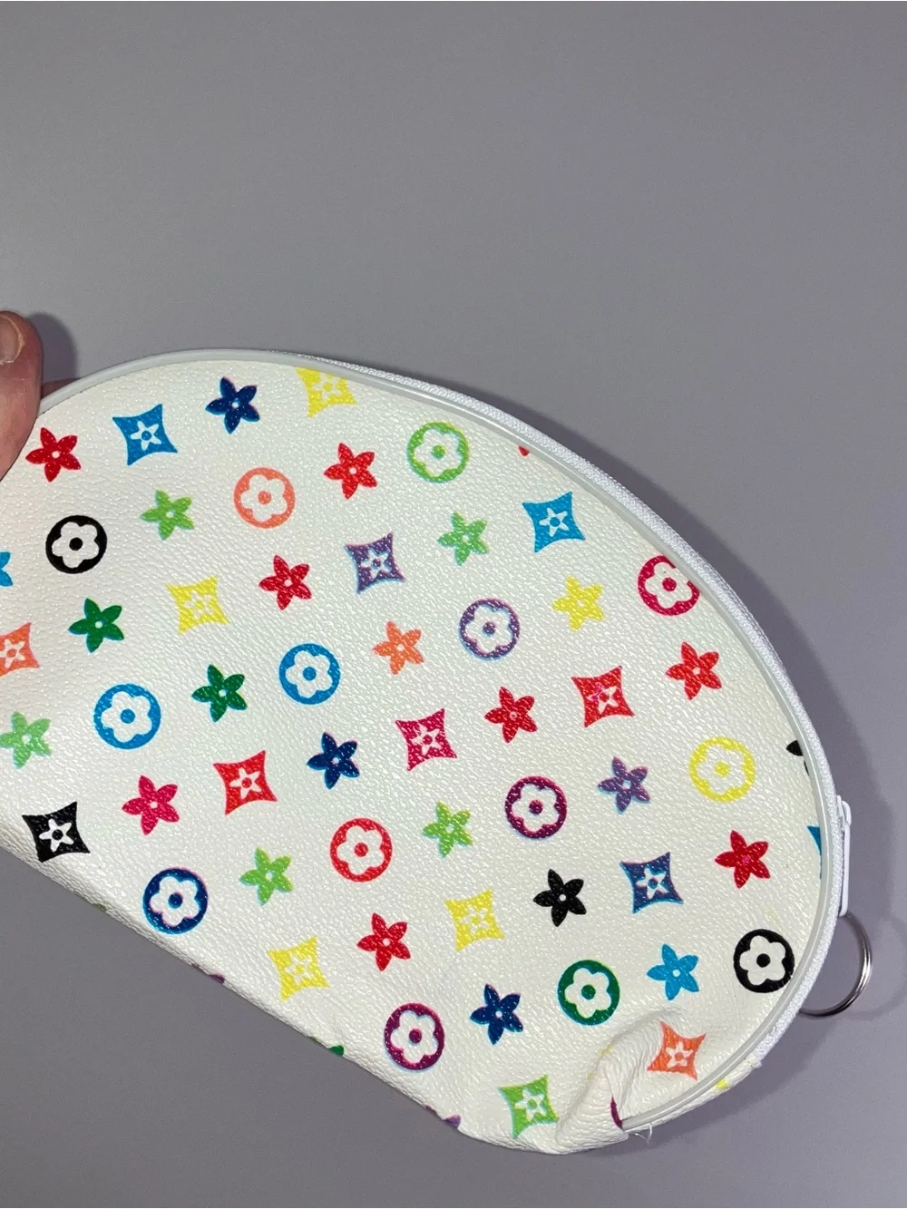 Ulta Colorful Logo Print Cosmetic Bag
